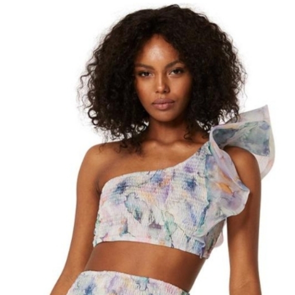 Misa Abstract Watercolor Top - Picture 2 of 8